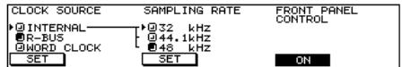 ROLAND ADA-7000 - Clock source setting - 2