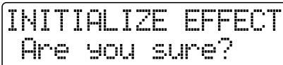 ROLAND BR-532 - Initializing the effect settings - 3