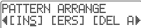 PATTERN ARRANGE #[INS] [ERS] [DEL] AP
