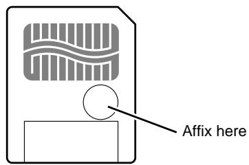 Affix here
