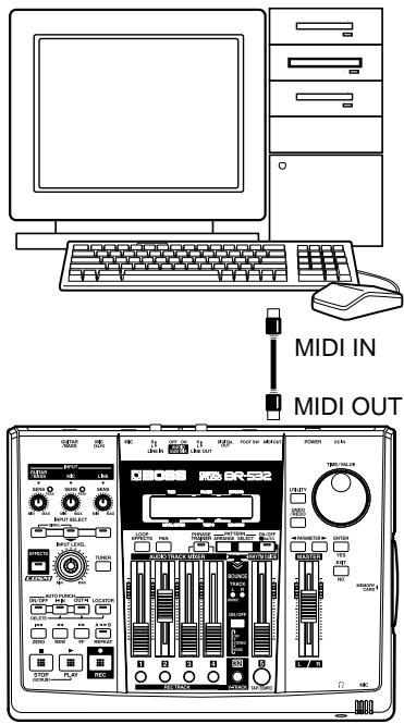 MIDI IN MIDI OUT