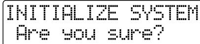 ROLAND BR-532 - Initializing the system settings - 3