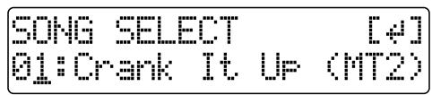 SONG SELECT [4] 01:Orank It UP (MT2)
