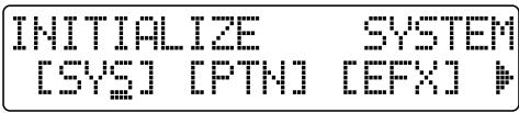 INITIALIZE SYSTEM [SYSI] [PTM] [EFX]