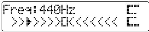 Freq:440Hz >>F>>>>0<<<<<< E