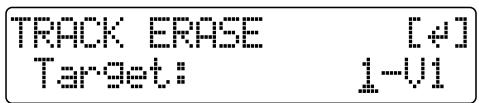TRACK ERASE L41 Target: 1-V1