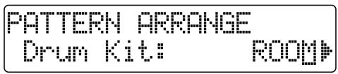 PATTERN ARRANGE Drum Kit: ROOM#
