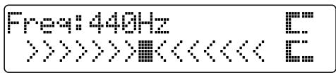 Freq: 440Hz >>>>>>><<<<<< E
