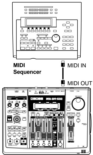 MIDI Sequencer MIDI IN MIDI OUT
