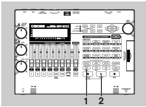 ROLAND BR-600 - How the Tracks Are Organized - 1