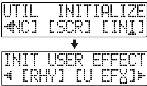 ROLAND BR-600 - Initializing the Effect Settings - 1