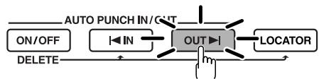 ROLAND BR-600 - ■ Specifying the area for auto punching in/out - 2