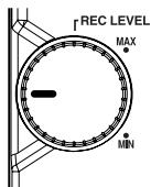 ROLAND BR-600 - Adjusting the recording level - 1