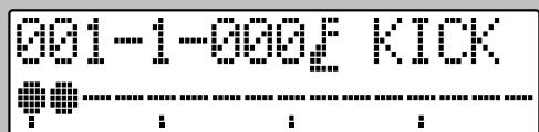 ROLAND BR-600 - About the drum sound " : : " display - 1