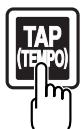 ROLAND BR-600 - Using the TAP Button to Change the Tempo of a Pattern - 1