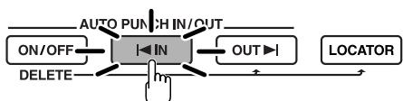 ROLAND BR-600 - ■ Specifying the area for auto punching in/out - 1