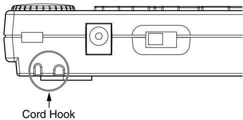 ROLAND BR-600 - How to Use the Cord Hook - 1