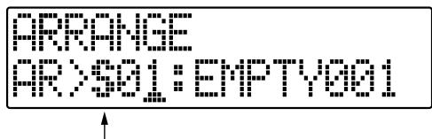 ROLAND BR-600 - When Arrangement mode is selected - 1