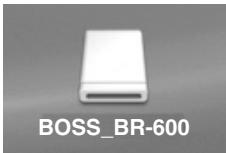 ROLAND BR-600 - - Folders and files created on memory cards are displayed on the computer screen. - 3