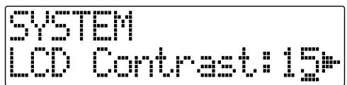ROLAND BR-600 - Adjusting the Display Contrast - 3