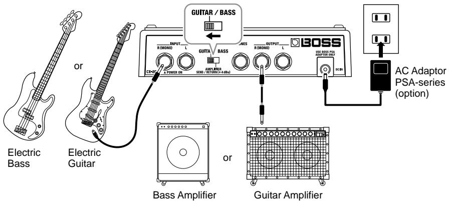 ROLAND CE-20 - Monaural Connection - 1