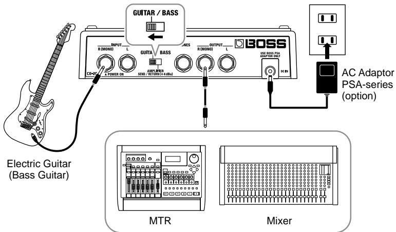 ROLAND CE-20 - Monaural Connection - 1