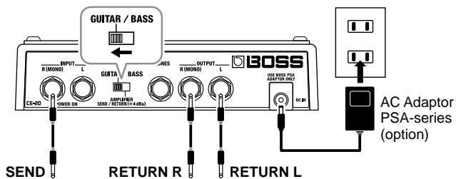 ROLAND CE-20 - Monaural Send/Stereo Return - 1