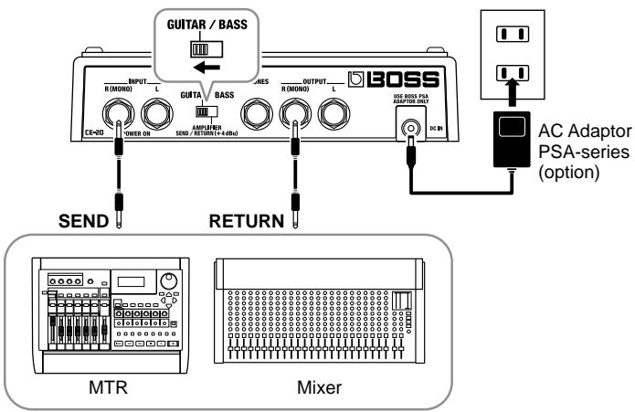 ROLAND CE-20 - Monaural Send/Monaural Return - 1