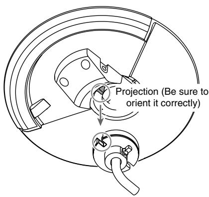 ROLAND CY-5 - Mount the CY-5 so it fits the lower clutch as shown below. - 1