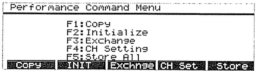 ROLAND D-70 - Passez à l'écran menu (command menu) - 1