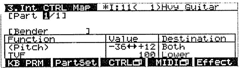 ROLAND D-70 - Int CTRL map - 1