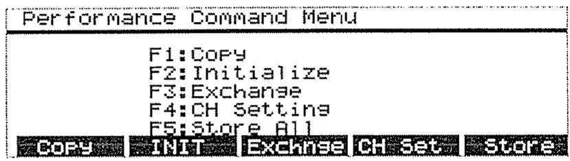 ROLAND D-70 - Passez à l'écran menu (command menu) - 1