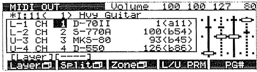 ROLAND D-70 - MIDI OUT - 2