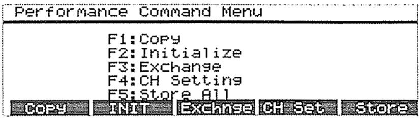 ROLAND D-70 - Passez à l'écran menu (command menu) - 1