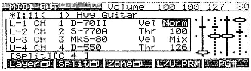 ROLAND D-70 - MIDI OUT - 1