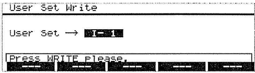 ROLAND D-70 - Appelez l'écran d'écriture (write) - 1