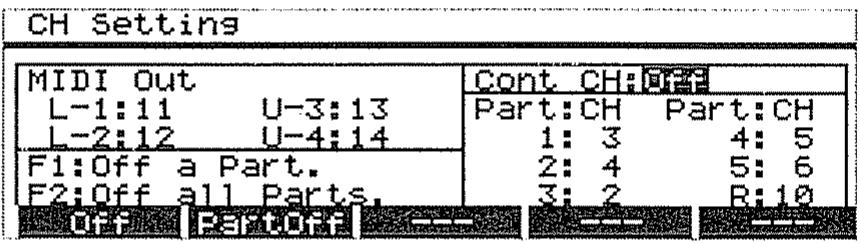 ROLAND D-70 - Passez à l'écran menu (command menu) - 2