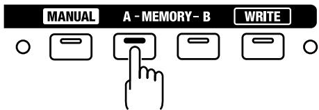 ROLAND DB-900 - Changing the Settings for Memory A and Memory B (Edit) - 1