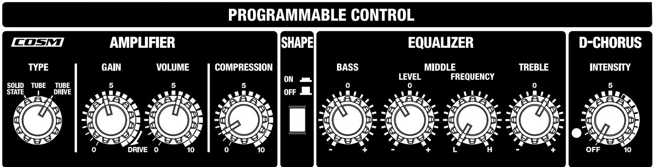 ROLAND DB-900 - MEMORY B: Overdrive Bass - 1