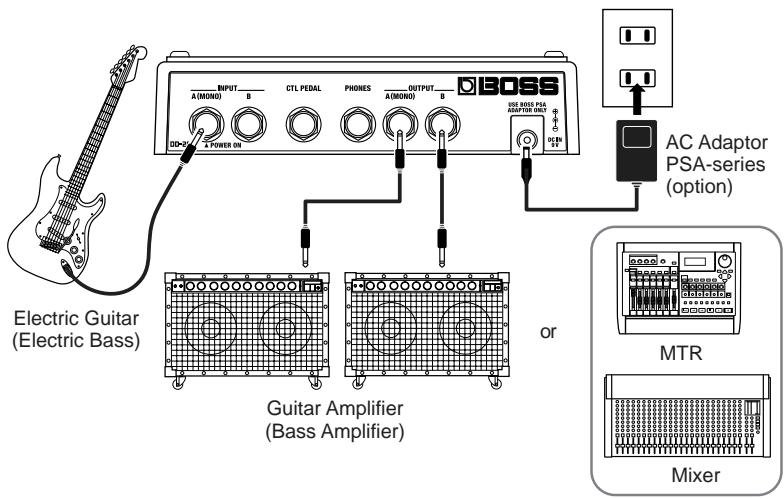 ROLAND DD-20 - Stereo Connection - 1