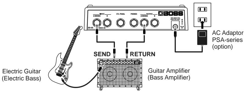 ROLAND DD-20 - Mono Send/Mono Return - 1