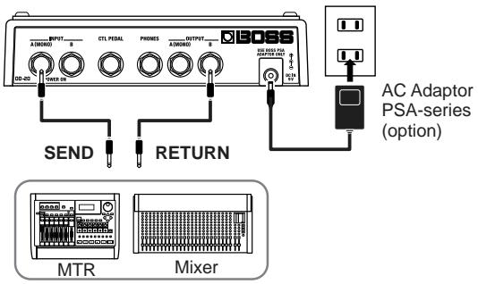 ROLAND DD-20 - Mono Send/Mono Return - 1