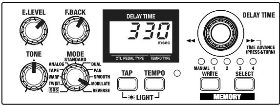 ROLAND DD-20 - MODULATE (Memory 4) - 1