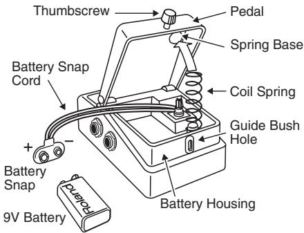 ROLAND DD-6 - Changing the Battery - 1