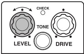 CHECK TONE LEVEL DRIVE