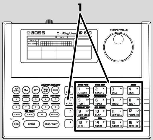 ROLAND DR-670 - What is a Flam? - 1