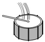 ROLAND DR-670 - Obtaining Tonal Changes Relative to Strike Position (Nuance) - 1