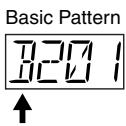 ROLAND DR-670 - When Selecting Basic Patterns ([FILL] Not Pressed) - 1