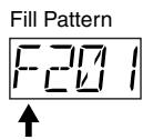 ROLAND DR-670 - When Selecting Basic Patterns ([FILL] Not Pressed) - 2