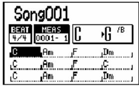 Song001 BEAT MEAS C >G /B 4/4 0001-1 C Am F Dm C Am F C C Am F Dm